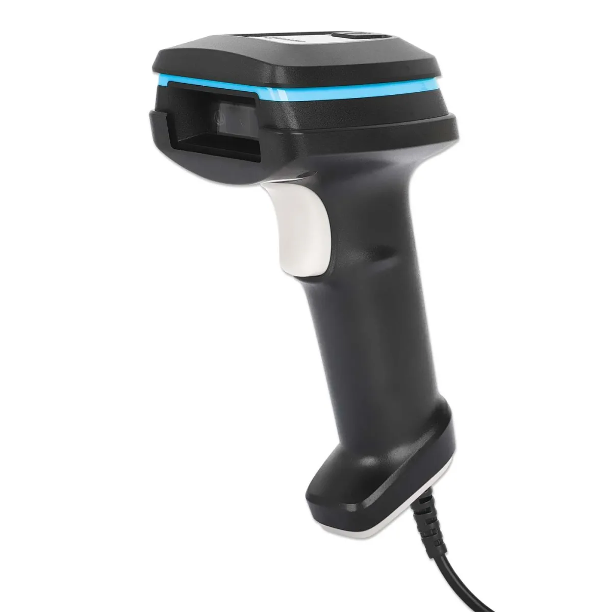 Manhattan 154116 2D Long Range LED Barcode Scanner USB 450MM Scan Depth Max