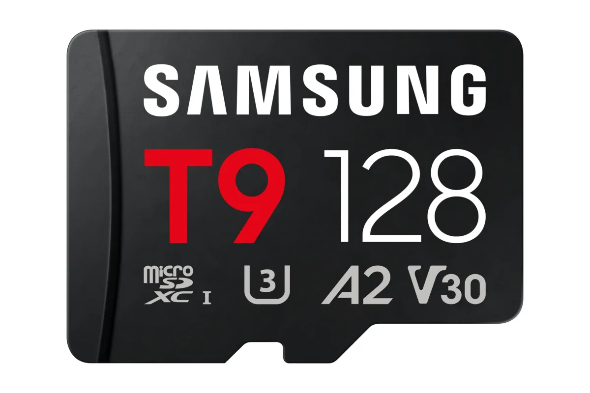 Samsung T9 MB-MH128T - Flash memory card - 128 GB - A2 / Video Class V30 / UHS-I U3 - microSDXC UHS-I - black