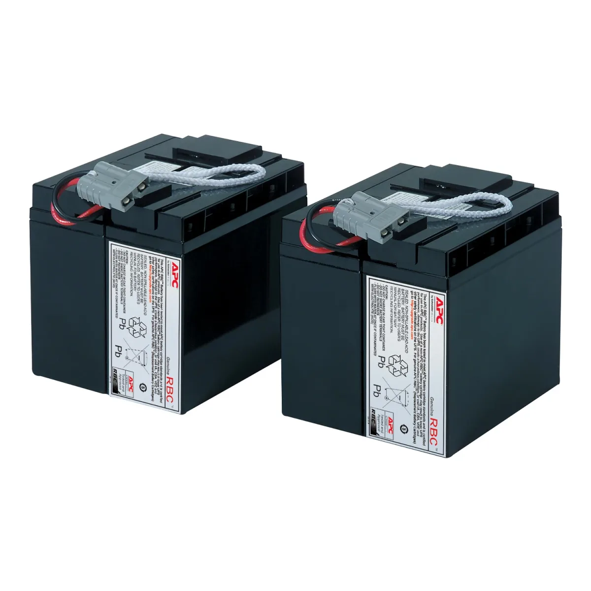 APC Replacement Battery Cartridge #55 - UPS battery - Lead Acid - 2-cell - black - for P/N: SMT2200C, SMT2200I-AR, SMT2200IC, SMT3000C, SMT3000I-AR, SMT3000IC, SUA3000I-IN