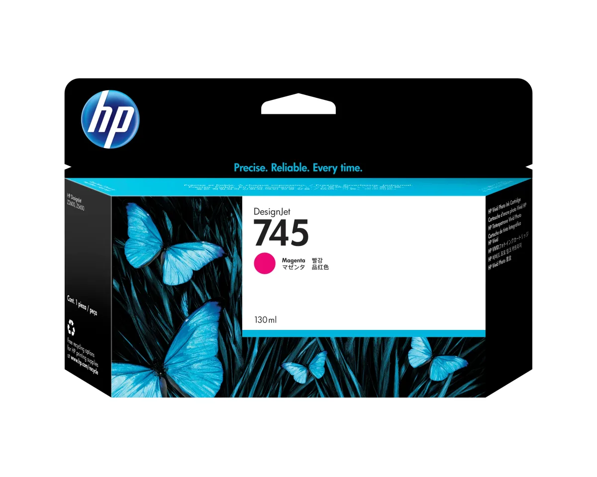HP 745 - 130 ml - magenta - original - DesignJet - ink cartridge
