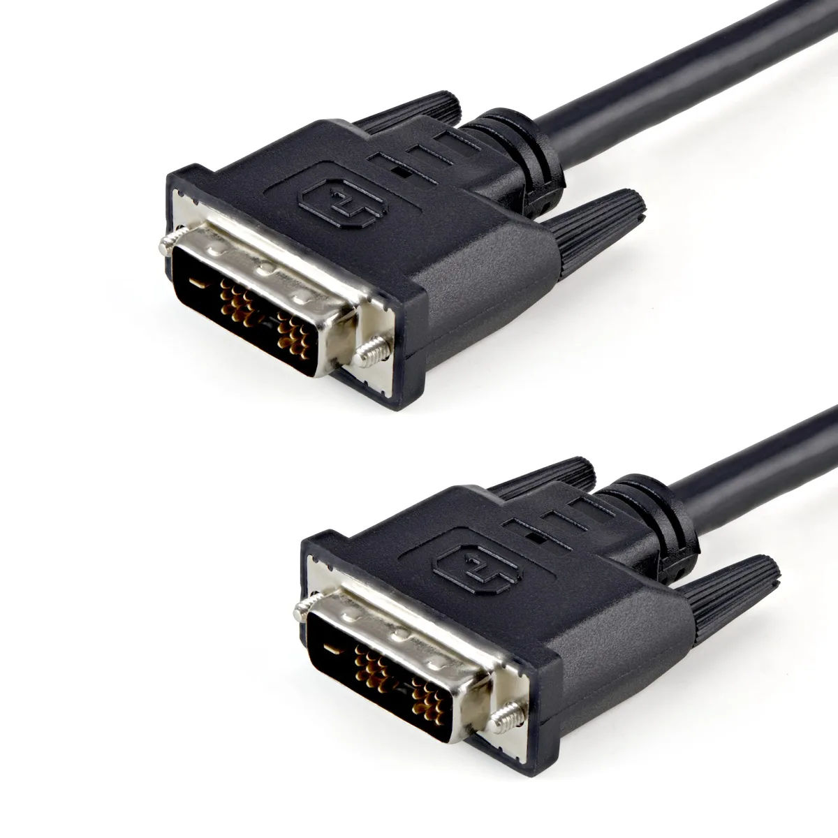 StarTech 2m DVID Single Link Cable M/M - DVI cable - single link - DVI-D (M) to DVI-D (M) - 2 m - molded, thumbscrews - black