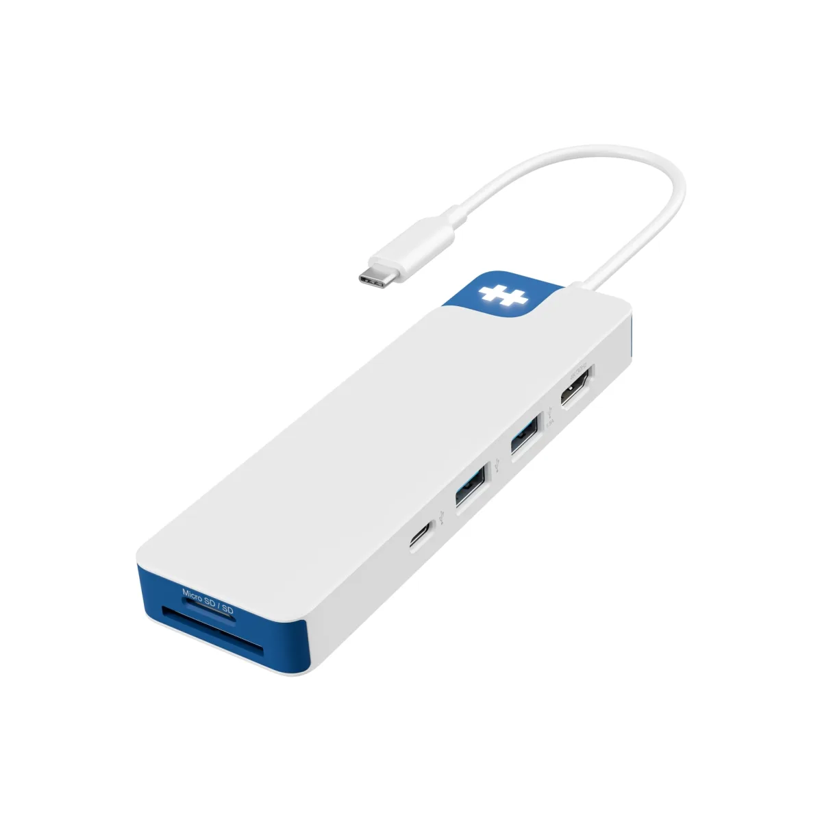 HyperDrive Flex 8 Port USB-C Hub Blue