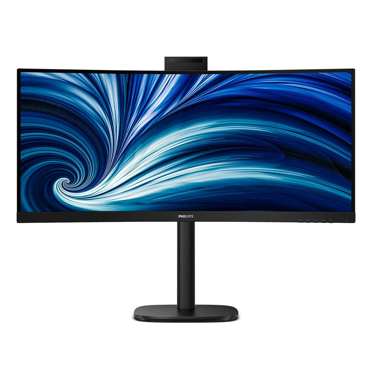 Philips 34B2U3600CH - 3000 Series - LED monitor - curved - 34" - 3440 x 1440 WQHD @ 120 Hz - VA - 300 cd/m² - 3500:1 - HDR10 - 4 ms - HDMI, DisplayPort, USB-C - speakers - textured black