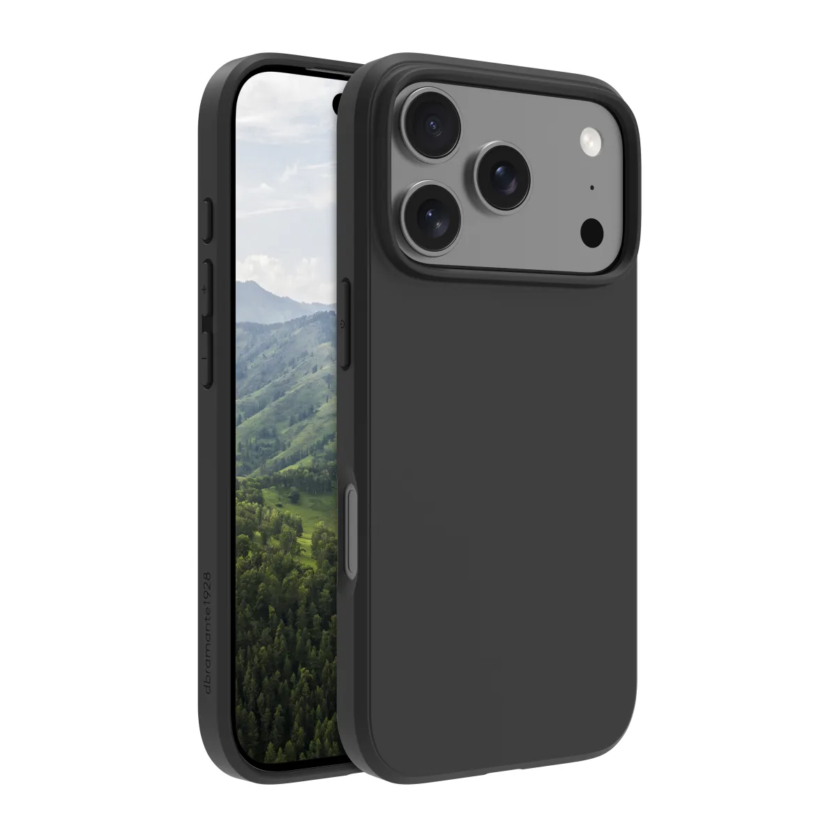 dbramante1928 Nuuk - Protective cover for mobile phone - bulk - plastic - black - for Apple iPhone 17 Pro, 18 Pro