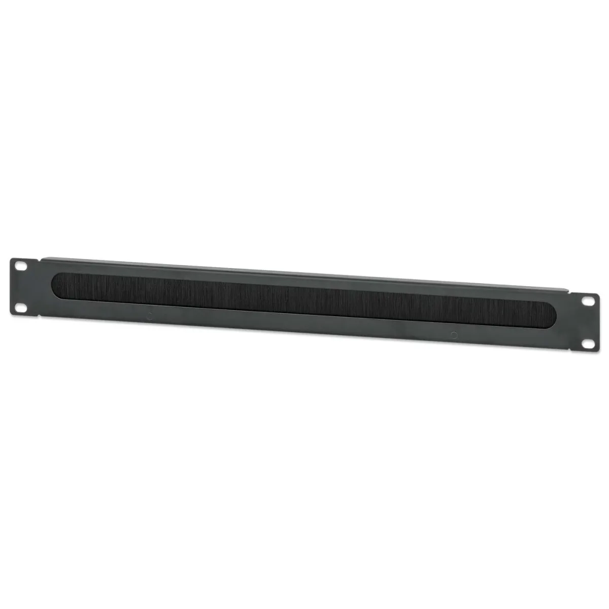 Intellinet 712767 19" Cable Entry Panel 1U- with Brush Insert Black