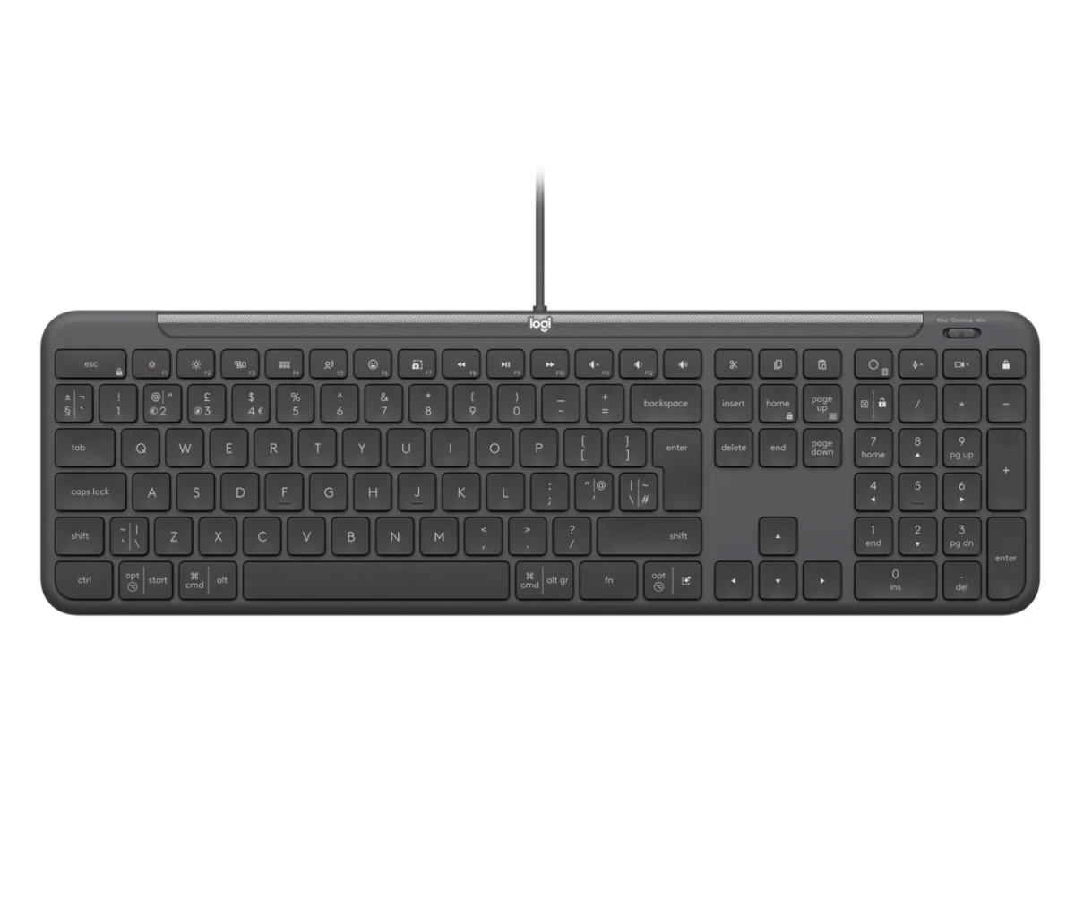 WIRED KB K620 FOR BUSINESS GRAPHITE - UK - INTNL-973
