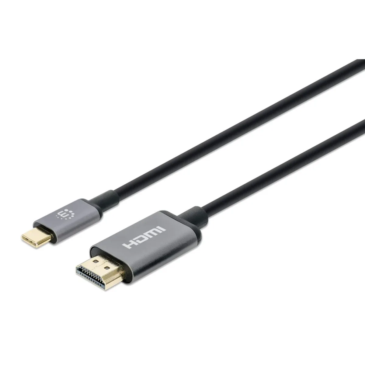 Manhattan 153591 USB-C to HDMI Cable 4K/60HZ 1M- Male/Male Black Polybag
