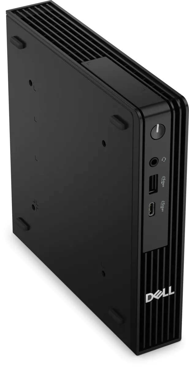 Dell Pro Essential Micro PVM1265 AMD Ryzen 5 230 (16 TOPS NPU, 6 cores, up to 4.9GHz) 16 GB: 1 x 16 GB, DDR5, up to 5600 MT/s, non-ECC 512 GB SSD No Additional Hard Drive    MediaTek Wi-Fi 6 MT7920, 2x2, 802.11ax, MU-MIMO, Bluetooth? wireless card, internal antenna   Dell Wired Keyboard - KB216 - UK (QWERTY)