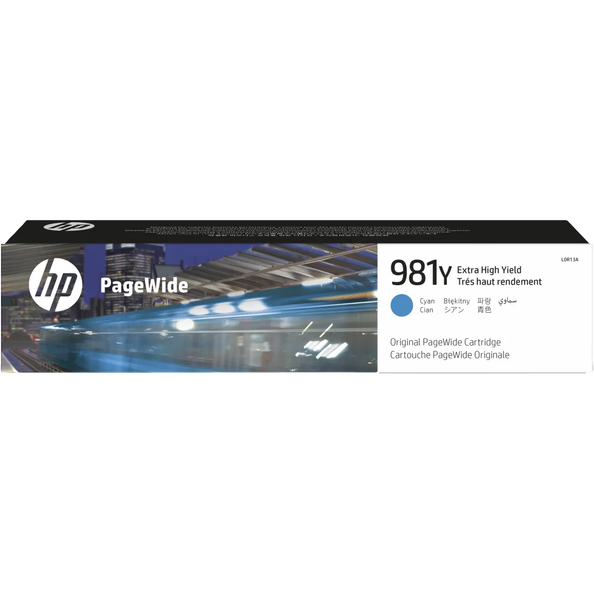 HP 981Y - 185 ml - Extra High Yield - cyan - original - PageWide - ink cartridge - for PageWide Enterprise Color MFP 586, PageWide Managed Color E55650