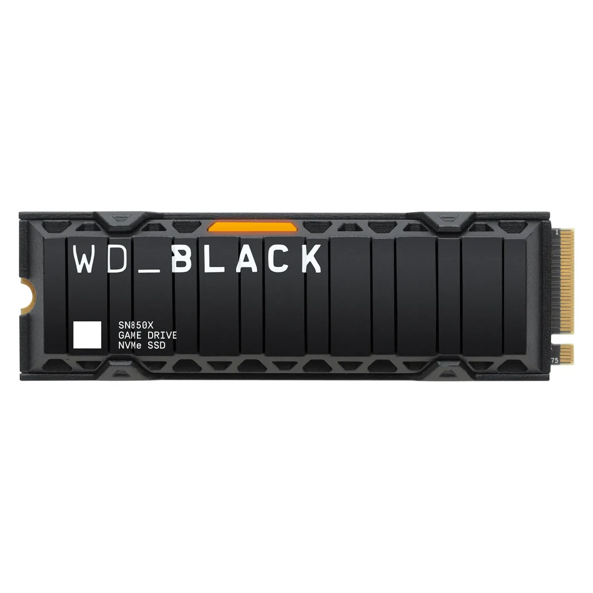 WD_BLACK SN850X WDS200T2XHE - SSD - encrypted - 2 TB - internal - M.2 2280 - PCIe 4.0 x4 (NVMe) - TCG Opal Encryption 2.01 - integrated heatsink