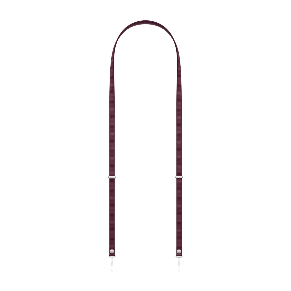 Apple - Shoulder strap for mobile phone - burgundy