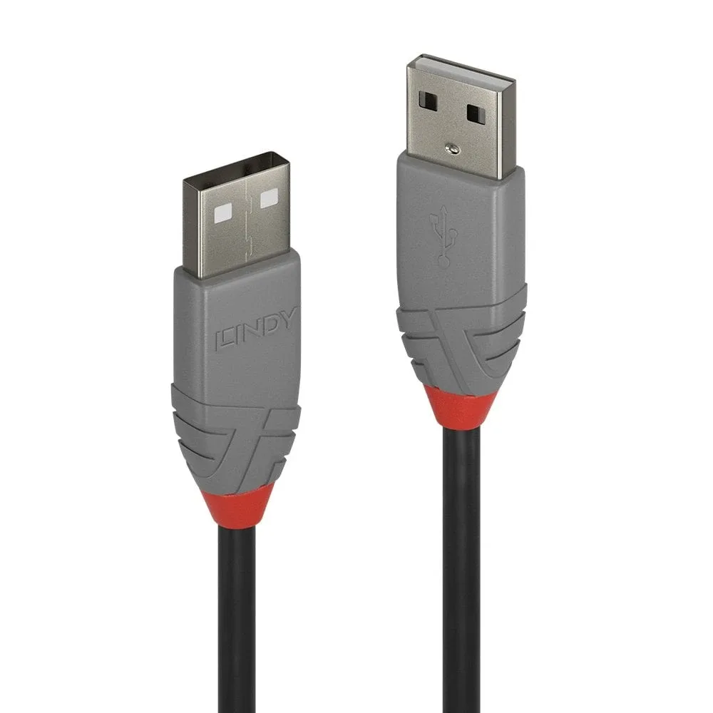 Lindy 36690 0.2M USB 2.0 Type a to a Cable Anthra Line