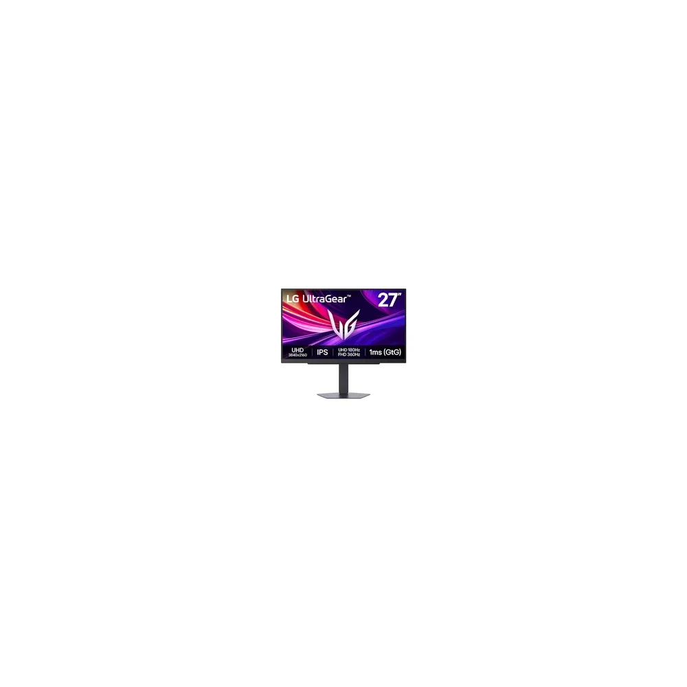 LG UltraGear 27G810A-B - G810A Series - LED monitor - gaming - 27" - 3840 x 2160 4K UHD (2160p) @ 180 Hz - IPS - 400 cd/m² - 1000:1 - DisplayHDR 400 - 1 ms - 2xHDMI, DisplayPort