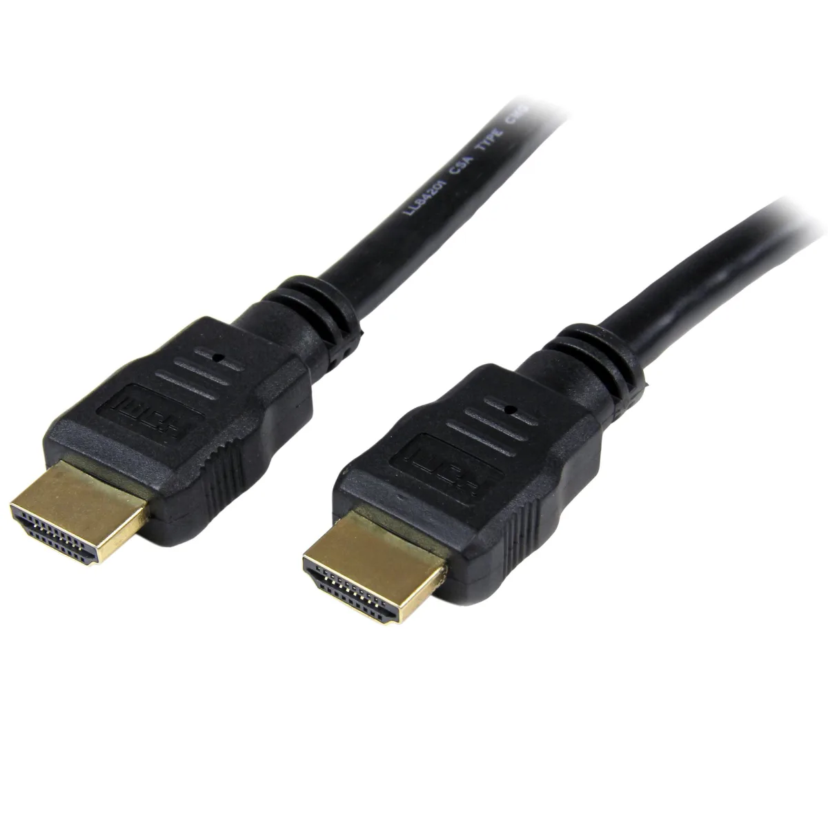 Startech 6ft (2m) HDMI Cable, 4K High Speed HDMI Cable with Ethernet, UHD 4K 30Hz Video, HDMI 1.4 Cable, Ultra HD HDMI Monitors, Projectors, TVs & Displays, Black HDMI Cord - 6ft HDMI Cable (Male/Male) - HDMI cable - HDMI male to HDMI male - 1.8 m - double shielded - black
