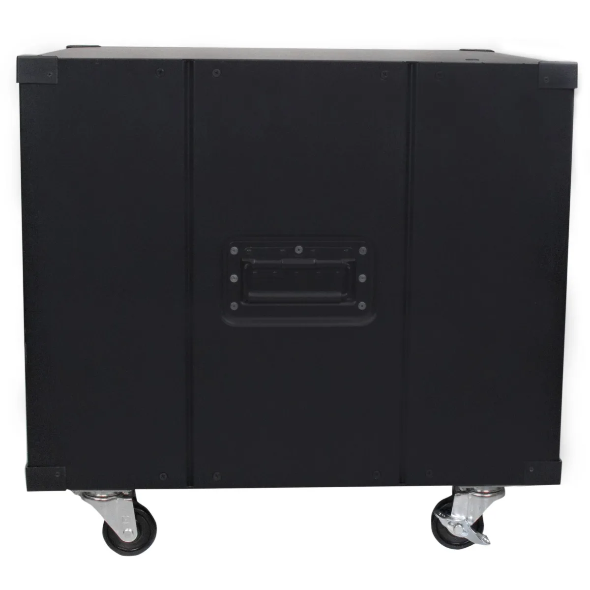 Startech 9U Open Frame Rack with Wheels - 4 Post 23" Deep Portable Open Frame Cabinet for 19" Network, Data & Server Equipment - 220 lbs capacity (RK960CP) - Rack - black - 9U - 23