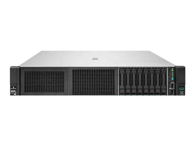HPE ProLiant DL385 Gen10 Plus V2 - Server - rack-mountable 2U - 2-way - 1 x EPYC 7252 / up to 3.2 GHz - RAM 32 GB - SAS - hot-swap 2.5" bay(s) - no HDD - 10 Gigabit Ethernet - monitor: none - remarketed