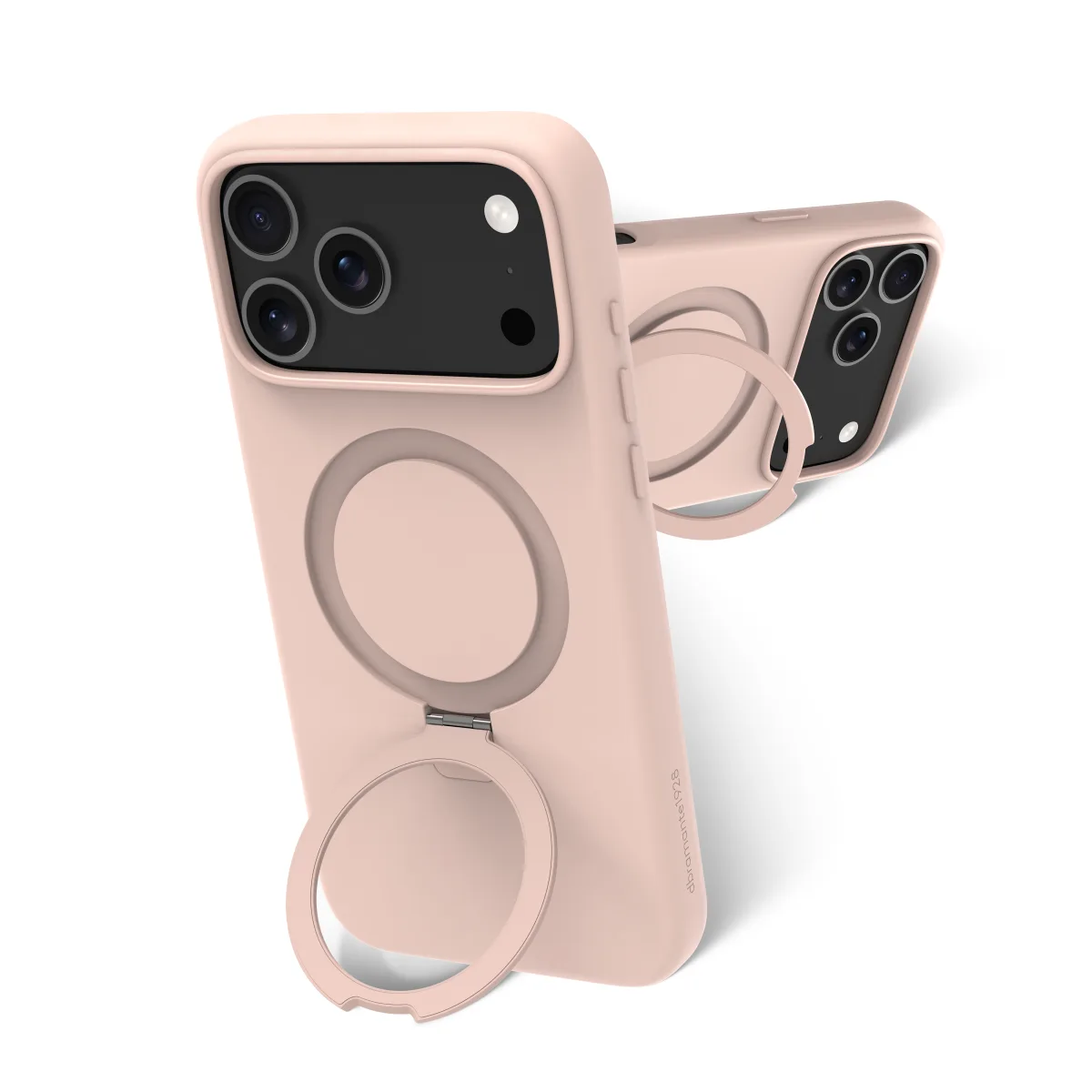 dbramante1928 Roskilde - Protective cover for mobile phone - kick - MagSafe compatibility - ICON - pink sand - for Apple iPhone 17 Pro Max, 18 Pro Max