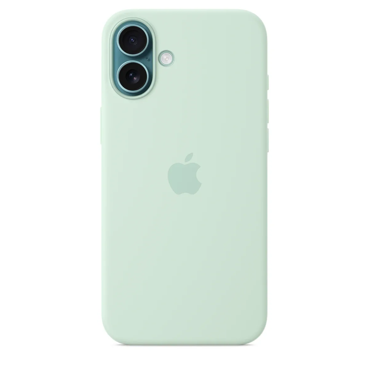 Apple - Protective cover for mobile phone - MagSafe compatibility - silicone - aquamarine - for iPhone 16 Plus