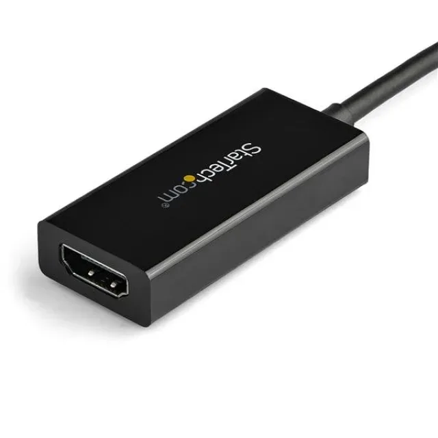 StarTech USB 3.1 Type C to HDMI Adapter with HDR - 4K 60Hz - TB3 Compatible - Windows & Mac Compatible Black USB C to HDMI Monitor Converter (CDP2HD4K60H) - External video adapter - MegaChips MCDP2900 - USB-C - HDMI - black - for P/N: ST121HD20FXA, TB4CDOCK