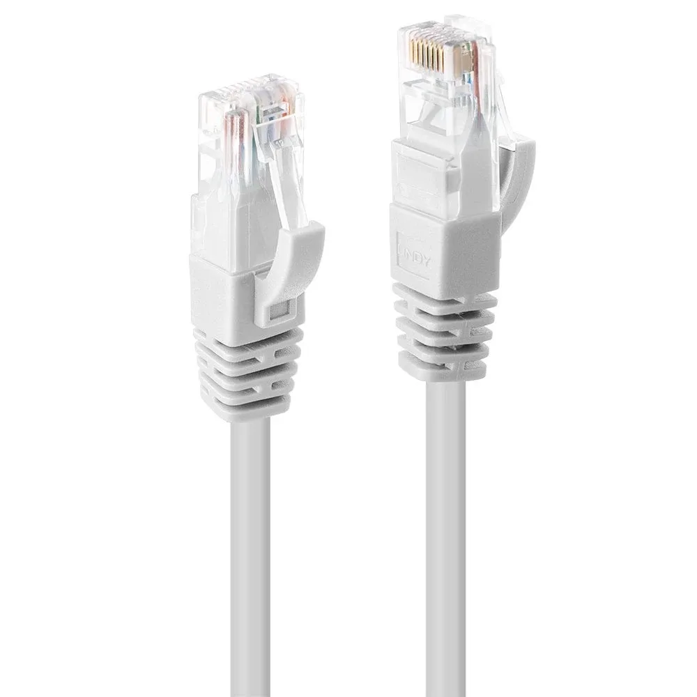 Lindy 48092 1M CAT6 U/Utp Snagless Gigabit Network Cable White