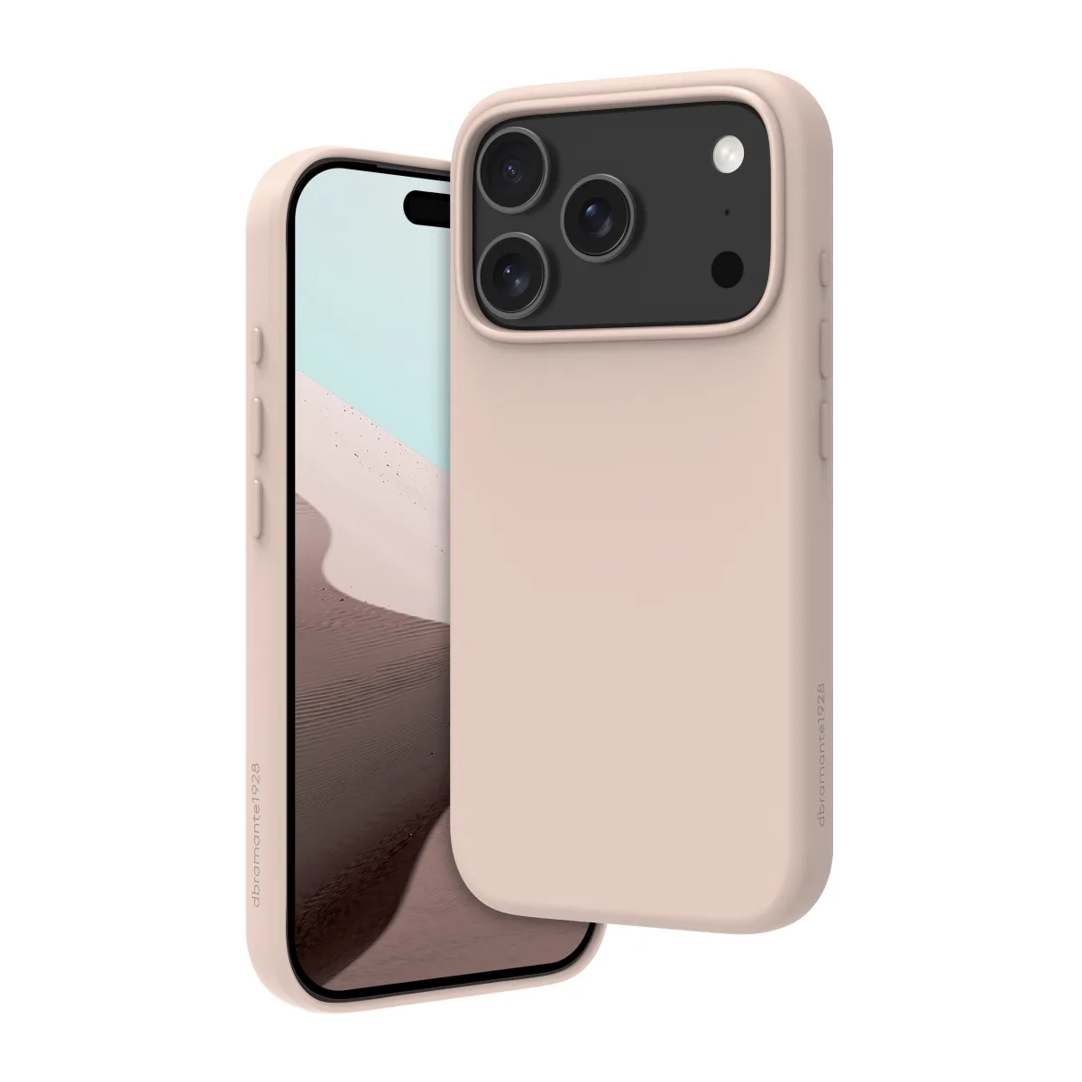 dbramante1928 Roskilde - Protective cover for mobile phone - MagSafe compatibility - ICON - pink sand - for Apple iPhone 17 Pro, 18 Pro