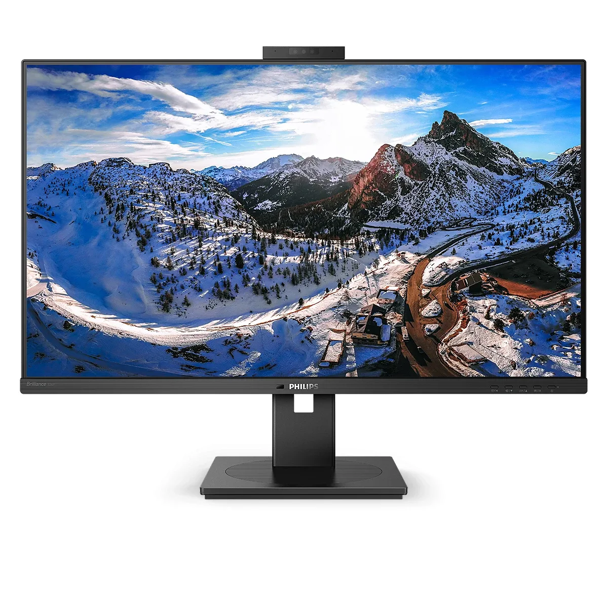 Philips Brilliance P-line 326P1H - LED monitor - 32" - 2560 x 1440 QHD @ 75 Hz - IPS - 350 cd/m² - 1000:1 - 4 ms - 2xHDMI, DisplayPort, USB-C - speakers - black texture