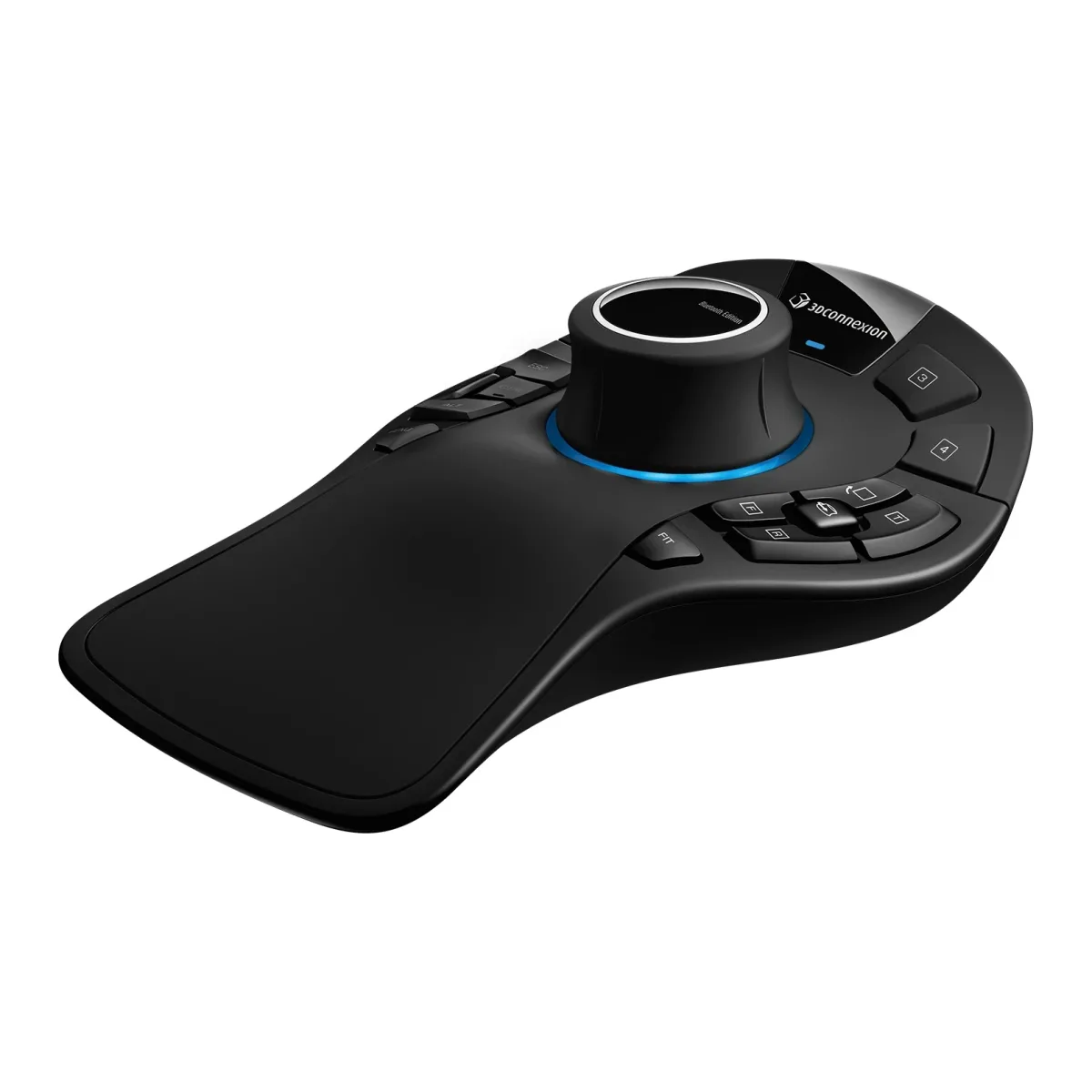 3Dconnexion SpaceMouse Pro Wireless - Bluetooth Edition - 3D mouse - ergonomic - 15 buttons - wireless - 2.4 GHz, Bluetooth, USB-C - USB wireless receiver