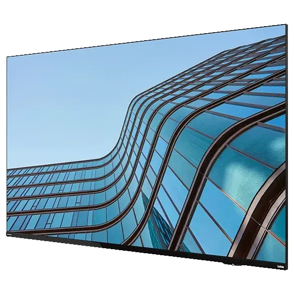 Lenovo ThinkVision E55 LFD - 55" Diagonal Class (54.6" viewable) LED-backlit LCD display - interactive - 4K UHD (2160p) 3840 x 2160 - HDR - Direct LED - black