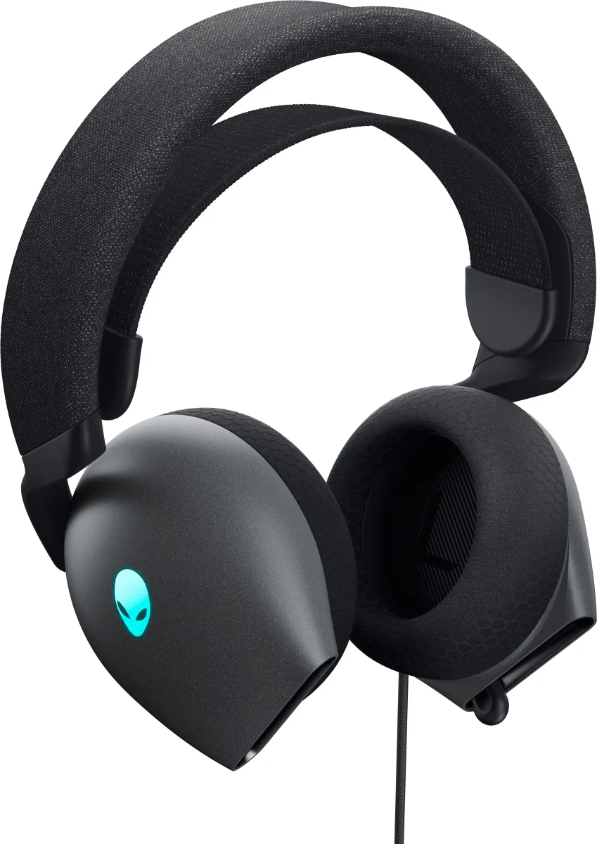 Alienware Gaming Headset AW520H - Headset - full size - wired - USB, 3.5 mm jack - Dark Side of the Moon