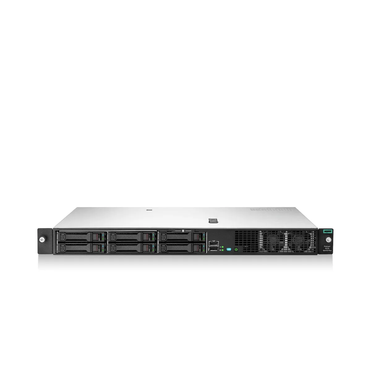 HPE ProLiant DL20 Gen10 Plus Performance - Server - rack-mountable 1U - 1-way - 1 x Xeon E-2314 / up to 4.5 GHz - RAM 16 GB - SATA - hot-swap 2.5" bay(s) - no HDD - Matrox G200 - Gigabit Ethernet - monitor: none