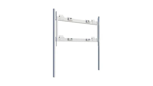 Steelcase Roam Collection - Bracket - for interactive whiteboard - artic white, Microsoft grey - screen size: 85" - wall-mountable, floor-supported - for Microsoft Surface Hub 2S 85", Hub 3 for Business