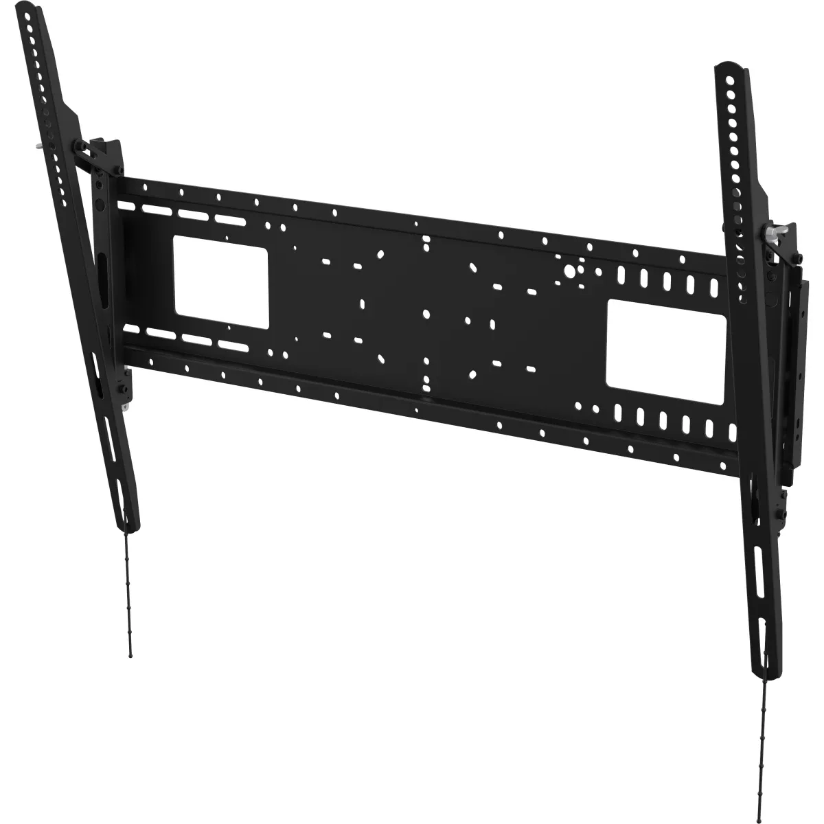 Display wall mount - heavy duty - fits display 47 to 90" with VESA sizes up to 800 x 600 - 12 degree tilting - suits interactive flat panels or displays - arms latch securely - cold rolled steel - media player fixing - swl 130 kg - black