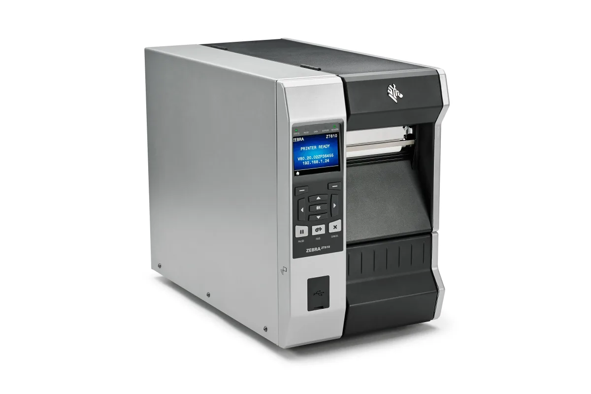 Zebra ZT61043-T0E01C0Z TT Print ZT610 4" 300DPI Euu USB GbE BT USB Rfid Uhf