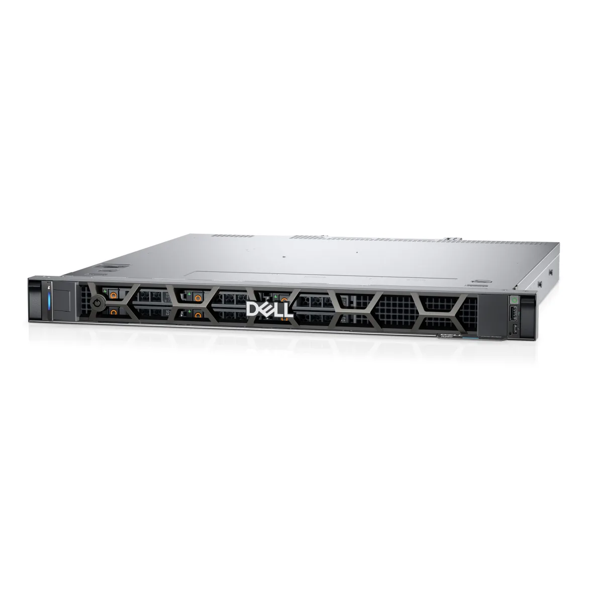 PowerEdge R260 Intel Xeon 6 Performance 6315P 2.8G, 4C/4T, 12M Cache, Turbo, (55W) DDR5-4800 1x 16GB UDIMM, 5600MT/s ECC 2x 1.2TB Hard Drive ISE SAS 12Gbps 10k 512n 2.5in Hot-Plug, FGA ONLY  no Graphics 1U/2U 2/4-Post Static Rails Riser Config 1, Gen4 Riser PowerEdge 1U Standard Bezel  PowerEdge R260 Motherboard with Broadcom 5720 Dual Port 1Gb On-Board LOM, MLK C1, No RAID for HDDs/SSDs (Mixed Drive Types Allowed) PERC H355 Adapter LP iDRAC9, Enterprise 16G  Single, (1+0)NRDNT, Hot-Plug PSU,