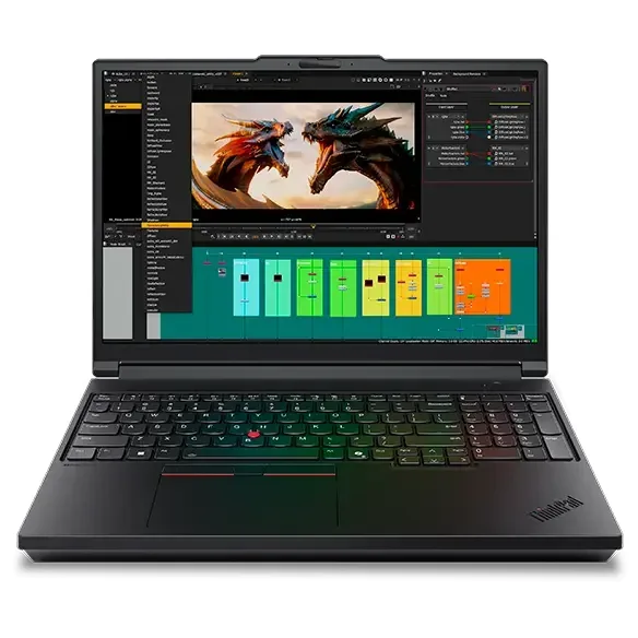 Lenovo ThinkPad T16g Gen 3 21V5 - AI PC - Intel Core Ultra 7 - 265HX / up to 5.3 GHz - Win 11 Pro - GeForce RTX 5080 - 64 GB RAM - 1 TB SSD TCG Opal Encryption 2, NVMe, Performance - 16" IPS 1920 x 1200 - 2.5 Gigabit Ethernet - Wi-Fi 7, Bluetooth - black - kbd: UK - with 3 Years Lenovo Premier Support, CO2 Offset 0.5 ton (2nd Gen)