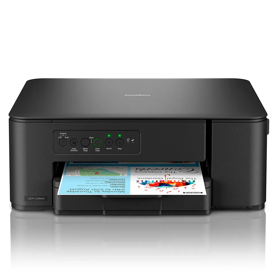 Brother DCPJ1260WZU1 DCP-J1260W 3-IN-1 Compact Wireless Inkjet Printer