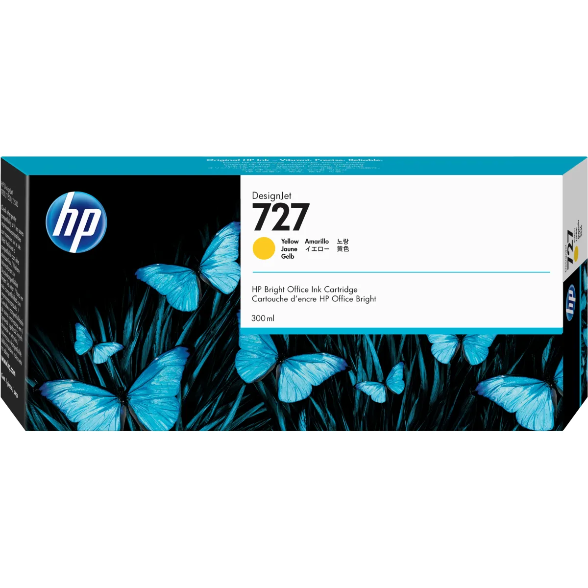 HP 727 - 300 ml - high capacity - yellow - original - DesignJet - ink cartridge