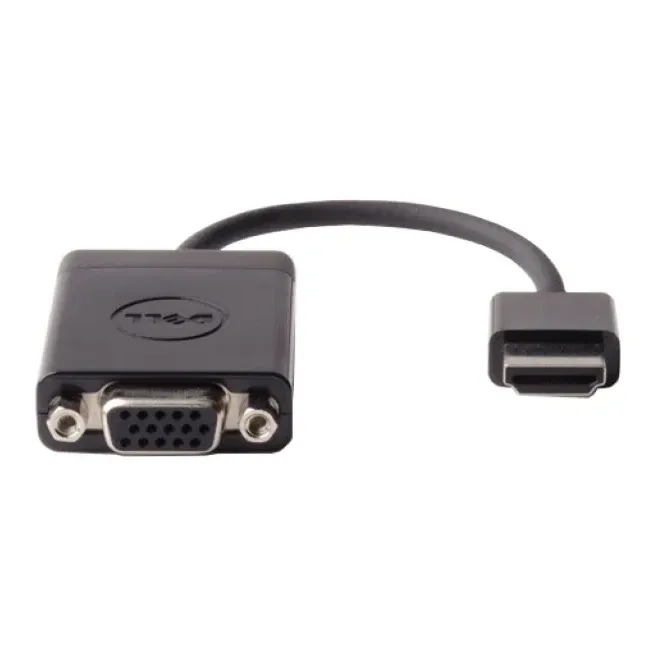 Dell - Adapter - HDMI male to HD-15 (VGA) female - black