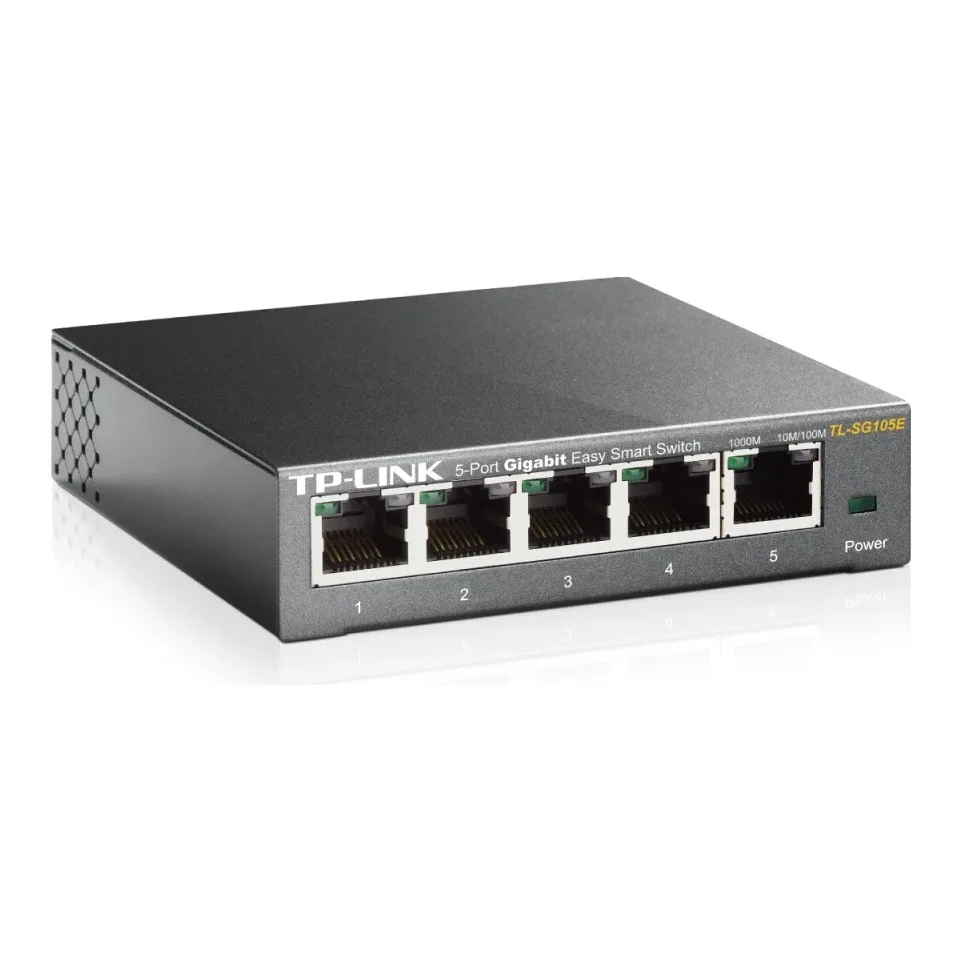 TP-Link TL-SG105E 5-Port Metal Gigabit Easy Smart Switch