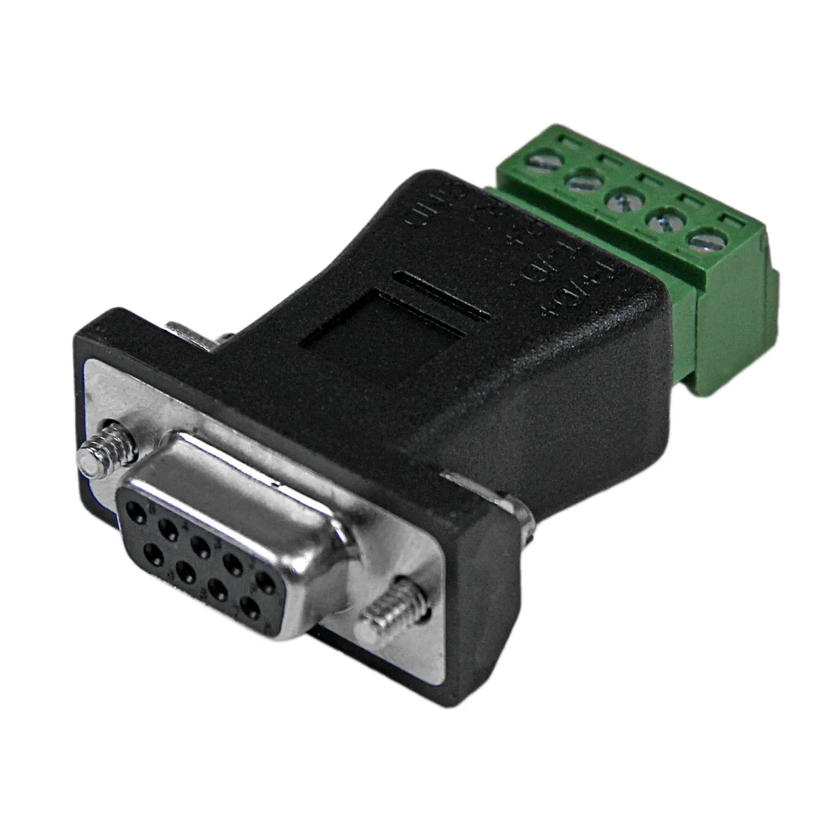 StarTech RS422 RS485 Serial DB9 to Terminal Block Adapter - Serial adapter - 5 pin terminal block to DB-9 (M) - black - DB92422 - Serial adapter - 5 pin terminal block to DB-9 (M) - black