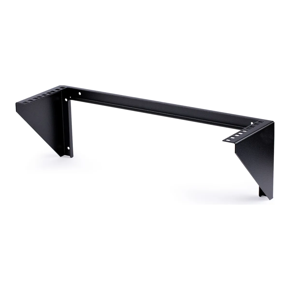 Startech 3U Wall Mount Patch Panel Bracket - 19 in - Steel Vertical Patch Panel Mounting Bracket for Networking Equipment (RK319WALLV) - Mounting bracket - wall mountable - black - 3U - 19