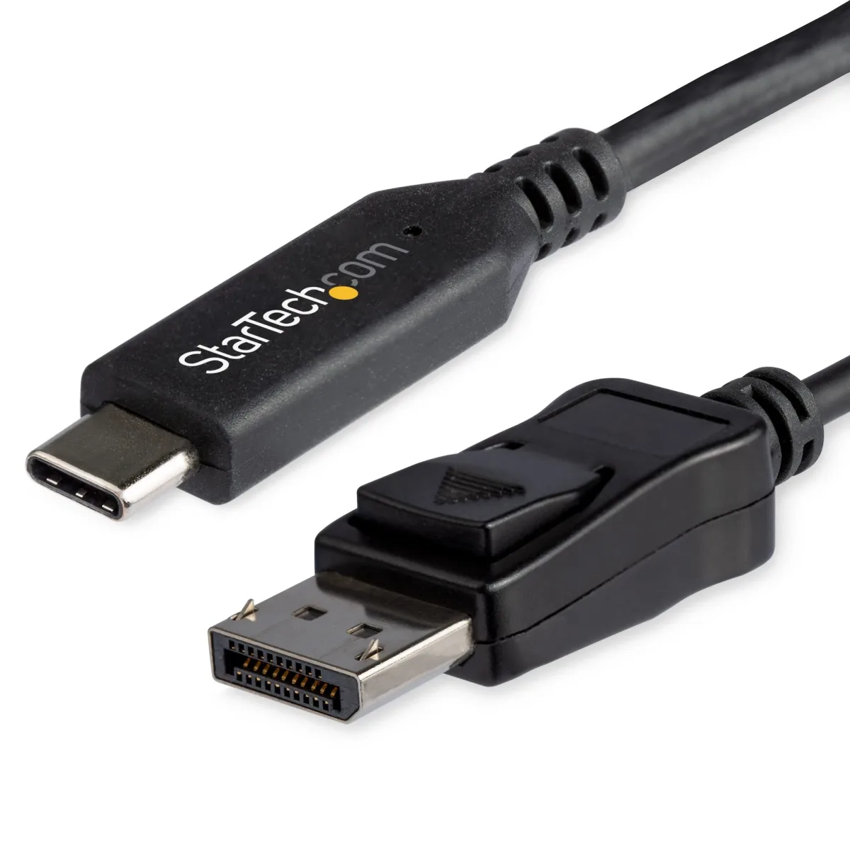 StarTech 6ft/1.8m USB C to DisplayPort 1.4 Cable, 4K/5K/8K USB Type-C to DP 1.4 Alt Mode Video Adapter Converter, HBR3/HDR/DSC, 8K 60Hz DP 1.4 Monitor Cable for USB-C and Thunderbolt 3 - 8K USB-C to DP Cable - External video adapter - USB-C - DisplayPort - black