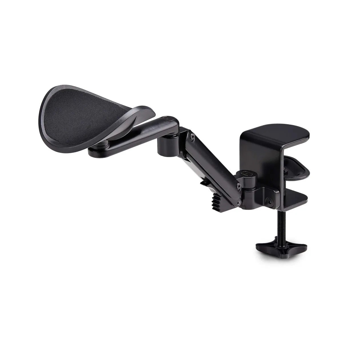Startech Adjustable Arm Rest For Desk, Clamp-On Install/No Drilling - Mounting kit (arm rest) - plastic, aluminium, steel - black - desk-mountable