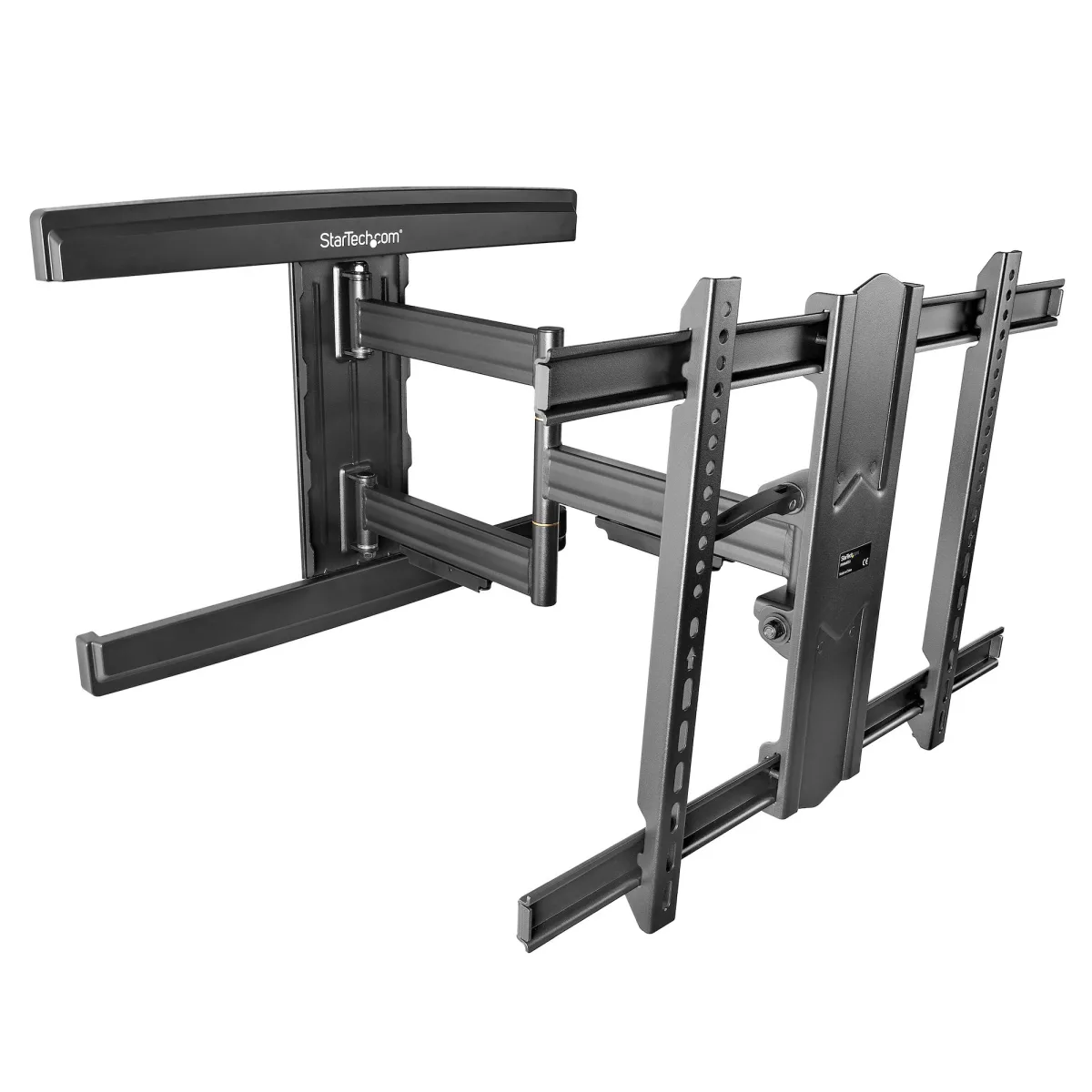 Startech TV Wall Mount for up to 80 inch (110lb) VESA Mount Displays, Low Profile Full Motion Universal TV Wall Mount Bracket, Heavy Duty Adjustable Tilt/Swivel Articulating Arm - Cable Management - Bracket - full-motion adjustable arm - for TV - steel - screen size: 37"-80" - mounting interface: VESA - wall-mountable