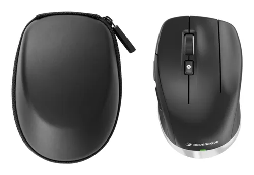 3Dconnexion CadMouse Compact Wireless - Mouse - ergonomic - optical - 7 buttons - wireless, wired - Bluetooth, 2.4 GHz, USB