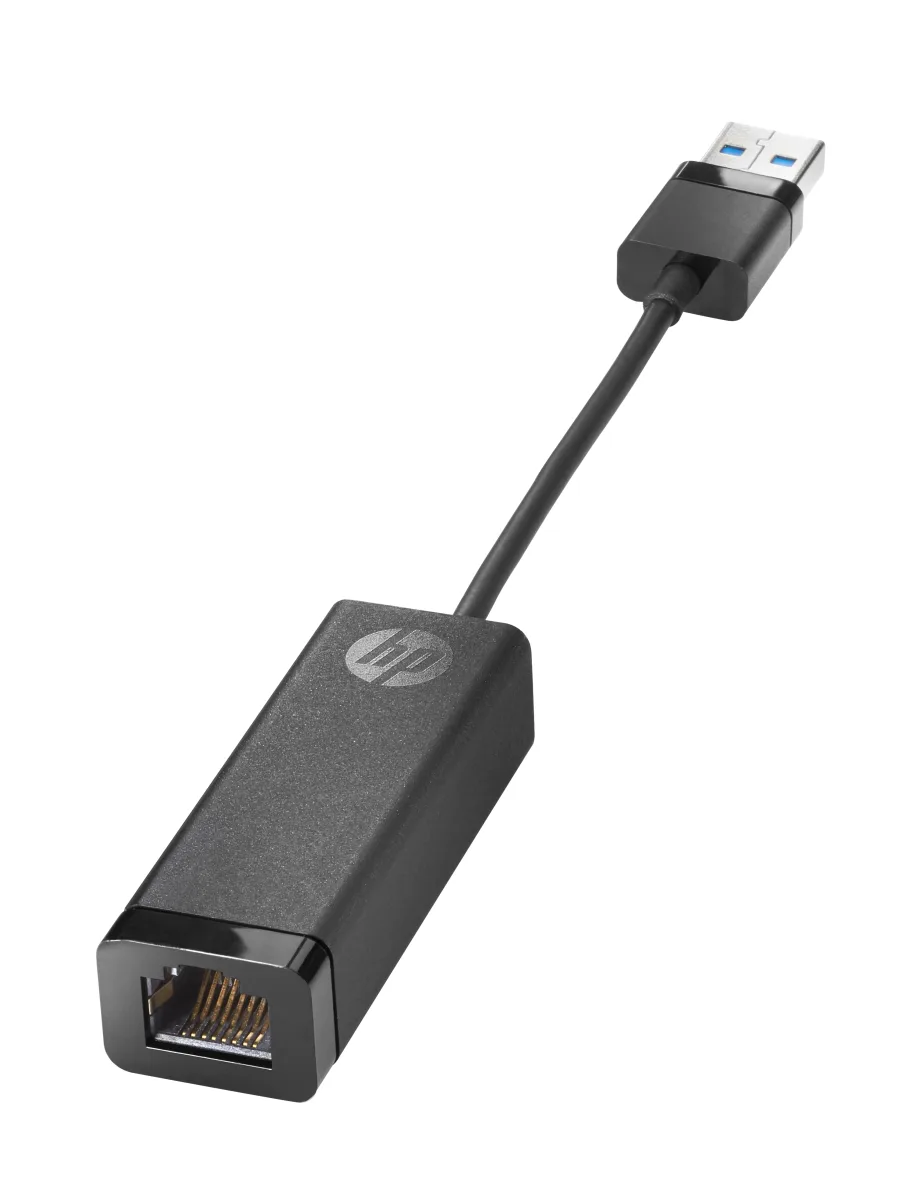 HP USB 3.0 to RJ45 Adapter G2 - Network adapter - USB 3.0 - Gigabit Ethernet x 1 - for HP 245 G10 Notebook, 250 G9 Notebook, Fortis 11 G9 Q Chromebook
