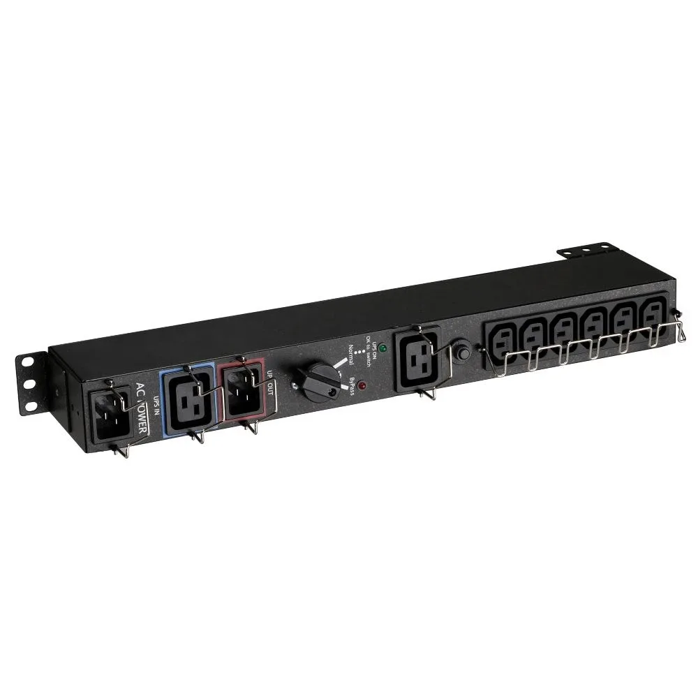 Eaton HotSwap MBP - Bypass switch (rack-mountable) - AC 220-240 V - 3000 VA - output connectors: 7 - 19