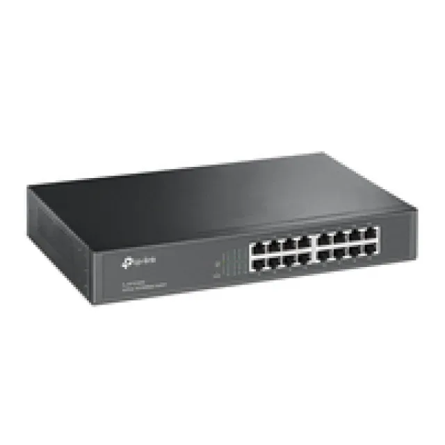 TP-Link TL-SF1016DS 16 p 10/100M Switch, 13 inch rack-mount