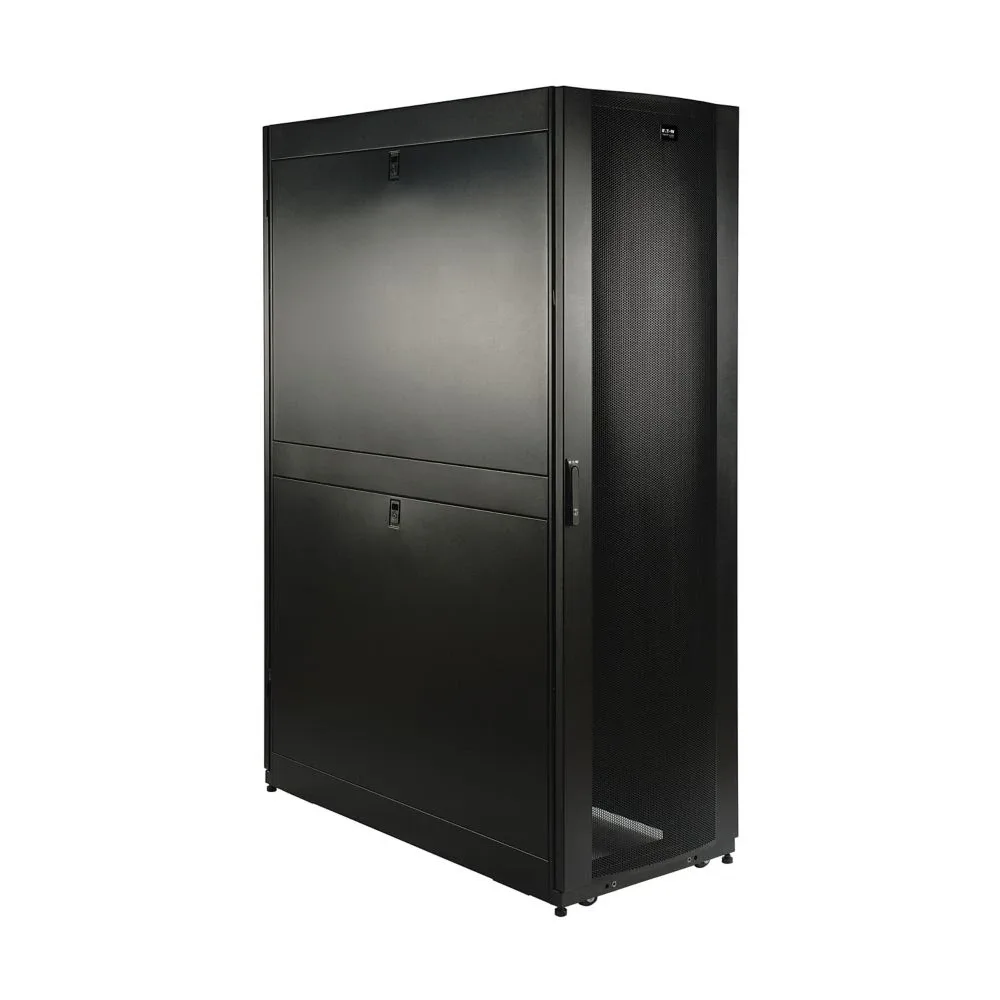 Eaton Tripp Lite Series 42U Rack Enclosure Server Cabinet 47.25" Deep w/ Doors & Sides - Rack cabinet - black - 42U