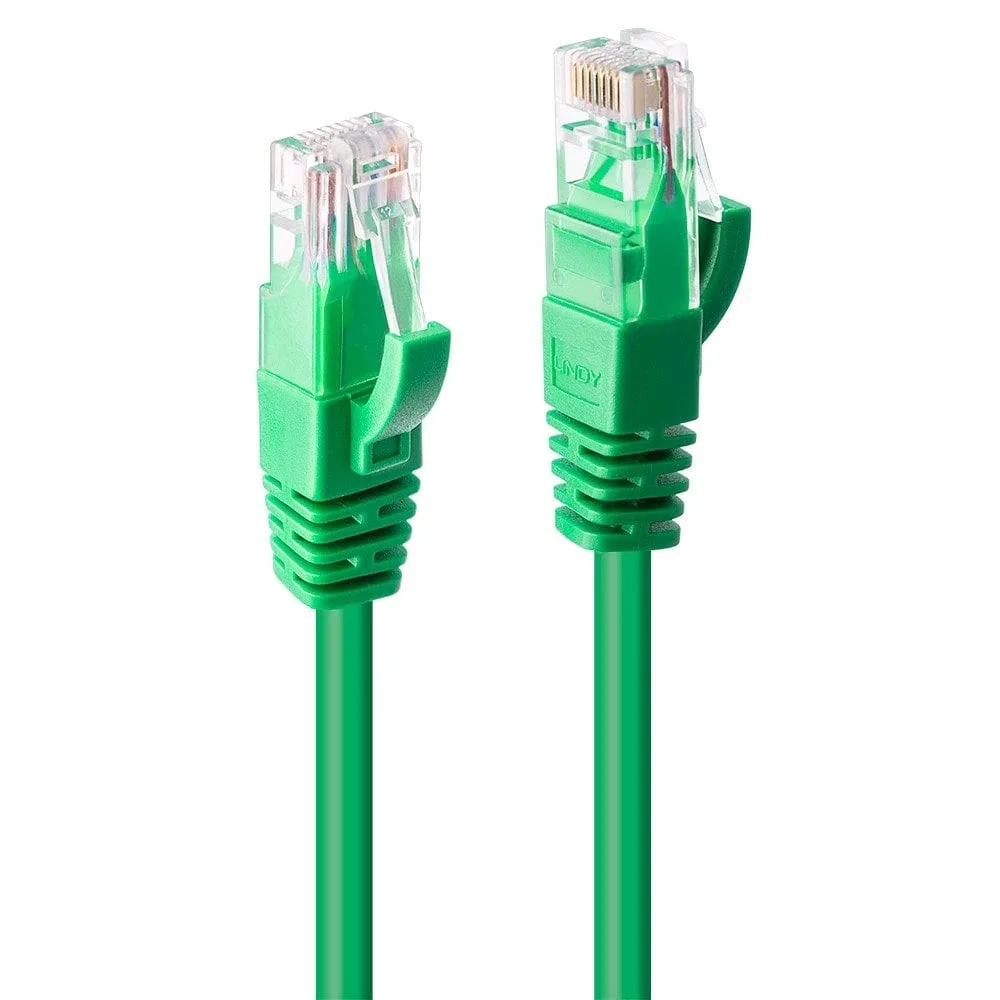 Lindy 48047 1M CAT6 U/Utp Snagless Gigabit Network Cable Green